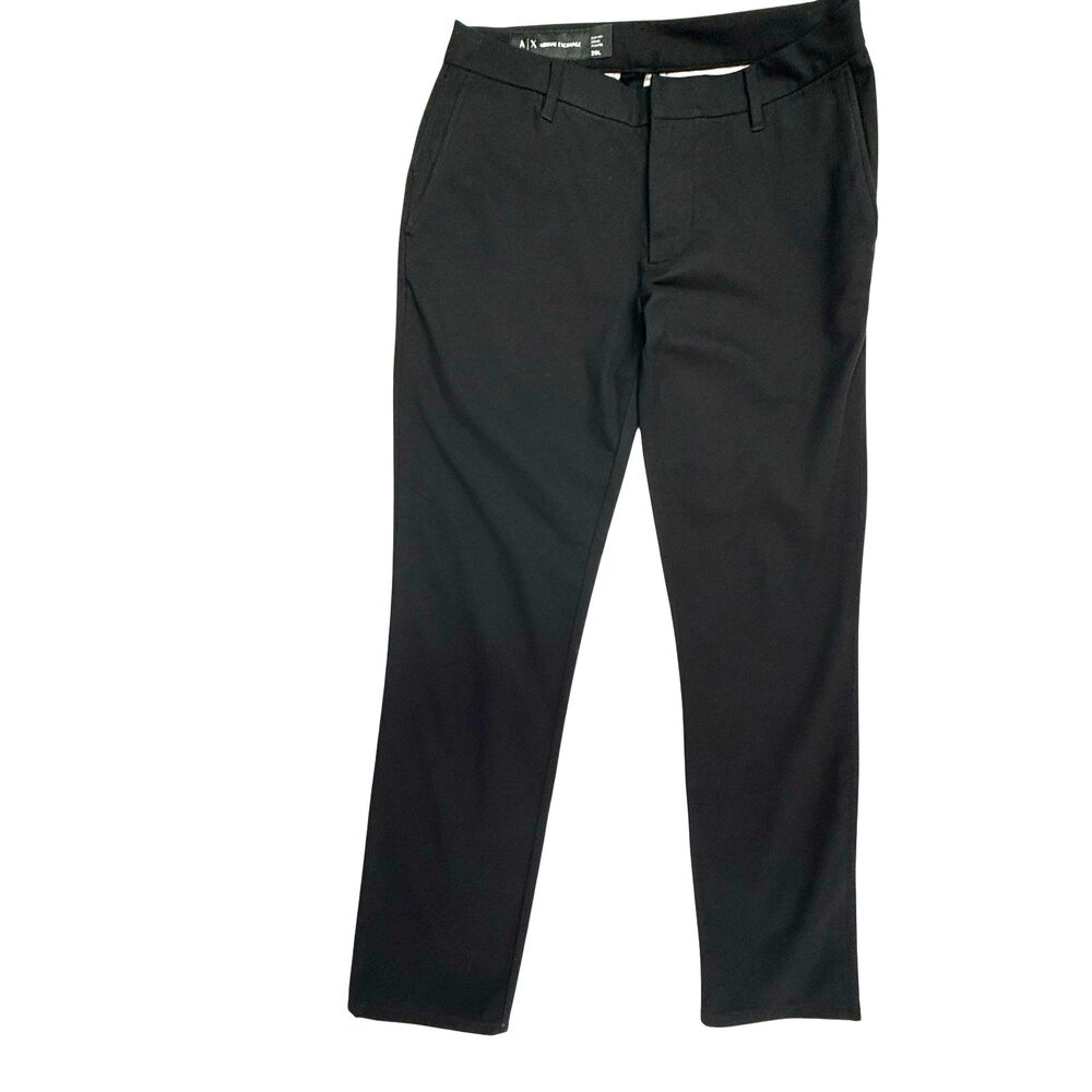 Armani Exchange Slim Fit Dress Pants Men Size 29 Black